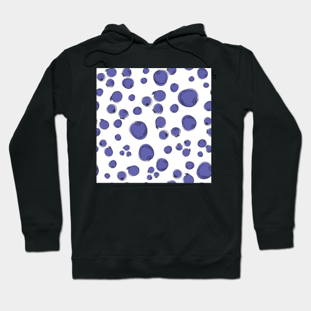 Who spilled the Blueberries? Hoodie by MegMarchiando